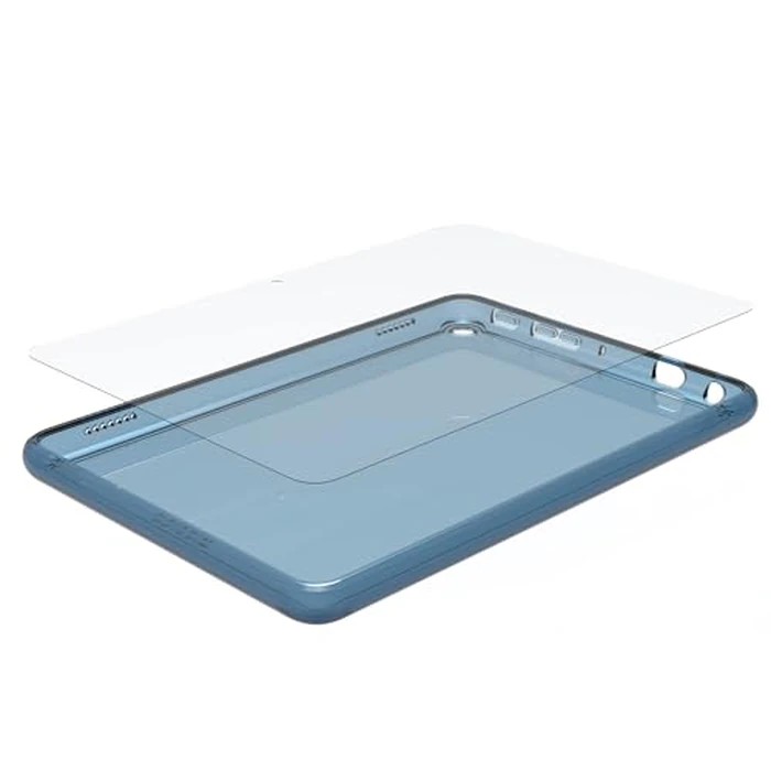 Made for Amazon Clear Case & Glass Screen Protector, for Fire 7 Tablet (2022 Release) | Blue by Mission Cables - Used - Like New condition - US$12.69