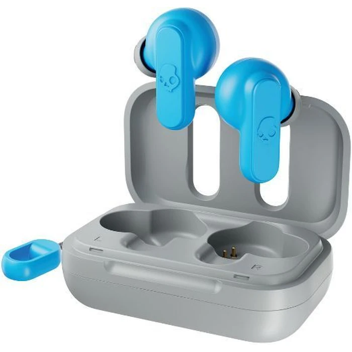 Skullcandy Dime True Wireless Earbuds - Light Grey/Blue by Skullcandy - Refurbished - Excellent condition - US$35.98