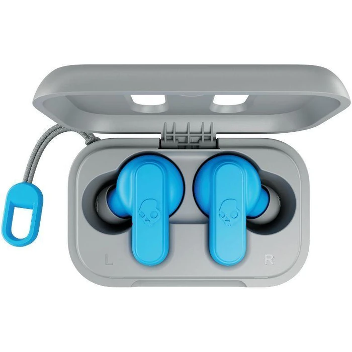 Skullcandy Dime True Wireless Earbuds - Light Grey/Blue by Skullcandy - Image 4