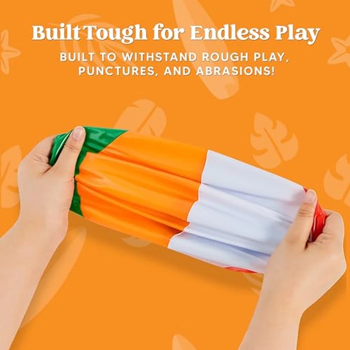 JOYIN 2-Pack 20" Beach Balls - Pool Toys Large Inflatable Beach Ball Swimming Pool Water Games, Classic Rainbow Color Beachball Luau Birthday Decorations Party Supplies Party Favors Gifts by JOYIN - Image 8