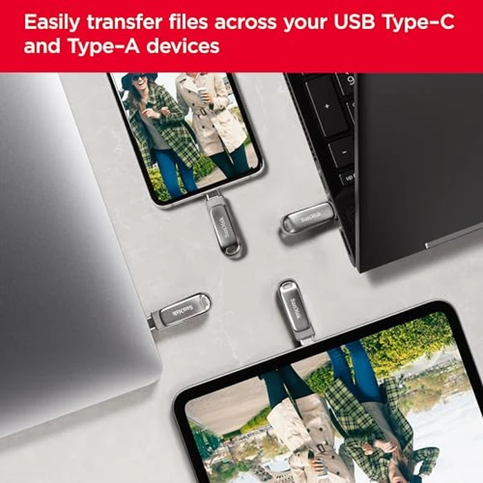 SANDISK 256GB Ultra Dual Drive Luxe USB Type-C - Up to 400MB/s - SDDDC4-256G-GAM46 by Sandisk - Image 3