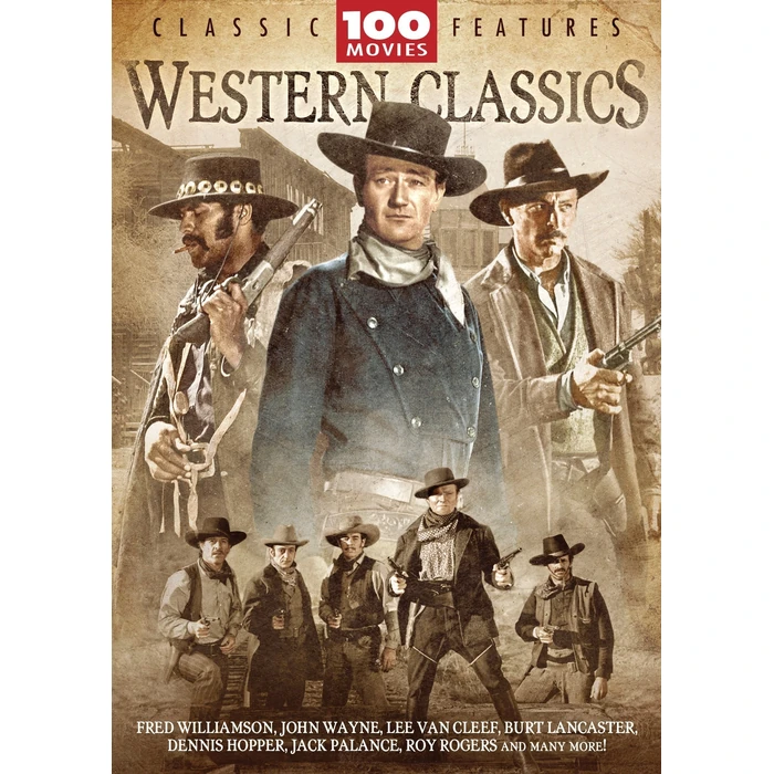 Western Classics 100 Movie Pack by Mill Creek Entertainment - Used - Acceptable condition - US$10.76