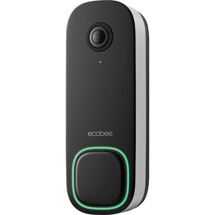 Ecobee Smart Video Doorbell Camera (Wired) - Black by Ecobee - Refurbished - Excellent condition