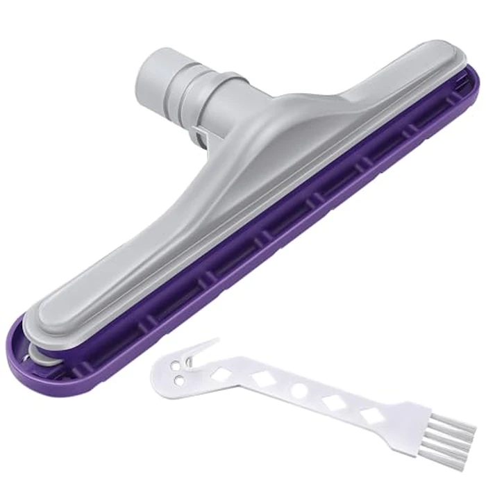 HappyAlley Replacement Floor Tool Compatible with Proteam E-Z Glide Backpack Vacuums 10 QT & 6 QT, Upgraded 14" Hard Surface Floor Tool for Commercial Cleaner Cleaning Brush (Nylon Brush, Purple Gray) by HappyAlley - Used - Very Good condition - US$21.19