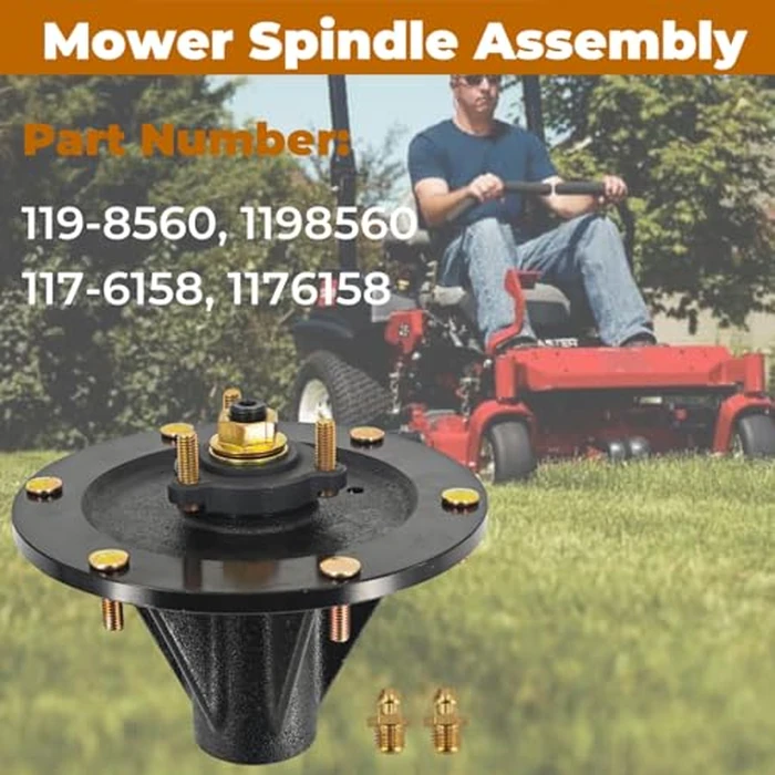 DanVard 119-8560 Spindle Assembly Compatible with Toro Grandstand 48 52 60 inch Z Master G3 3000 5000 6000 7000 Mowers 1198560 117-6158 by DanVard - Image 2