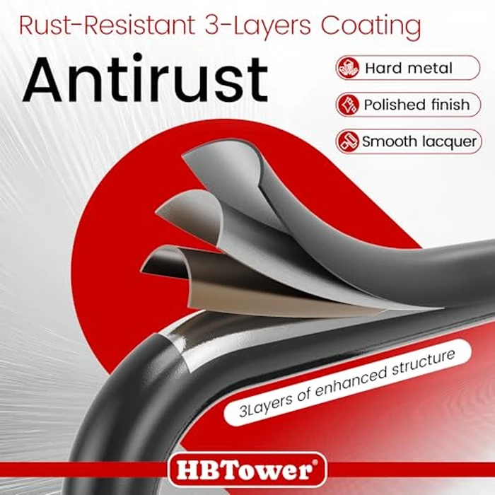 HBTower 4 Step Ladder, Step Stool Foldable with Wide Anti-Slip Pedal, Sturdy Steel Ladders for Home Adults Kitchen by HBTower - Image 6