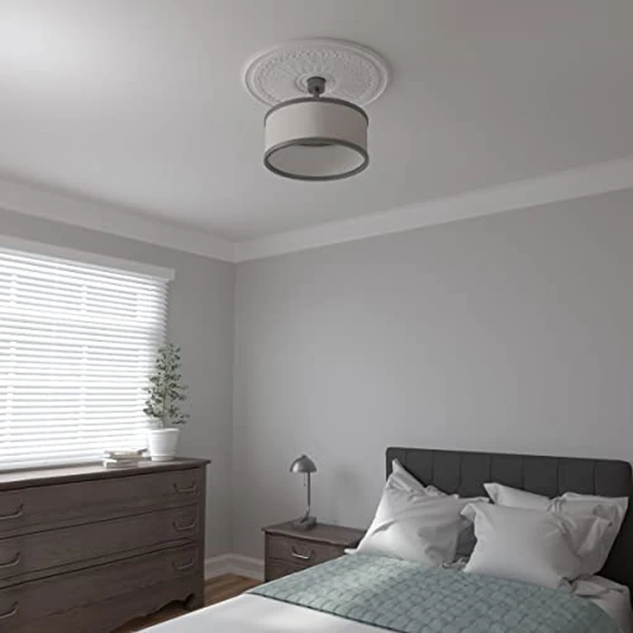 Ekena Millwork CM29OA 29 1/8" OD X 3 5/8" ID X 1" P Oakleaf Ceiling Medallion by Ekena Millwork - Image 9