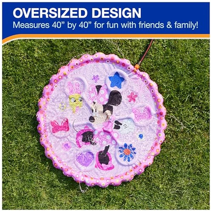 SwimWays Minnie Mouse Splash Mat, Kids Splash Pad, Outdoor Toys, Disney Pool Party Supplies and Water Toys for Kids Ages 1 & Up by SwimWays - Image 4