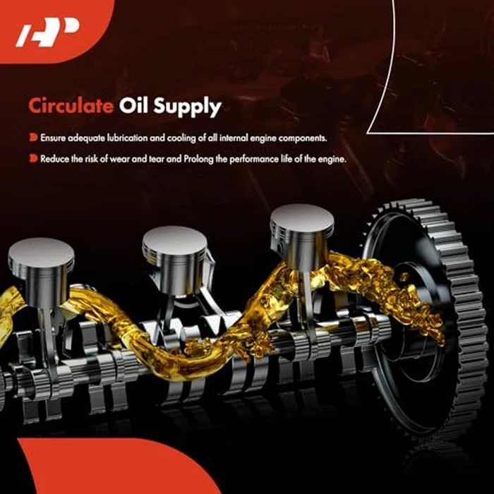 A-Premium 4.6L 5.4L High Volume Oil Pump Compatible with Ford F-150, F-150 Heritage, F-250 F-350 E-450 Super Duty, Explorer, Mustang, Expedition & Lincoln Navigator, Mark LT & Mercury Mountaineer by A-premium - Image 5