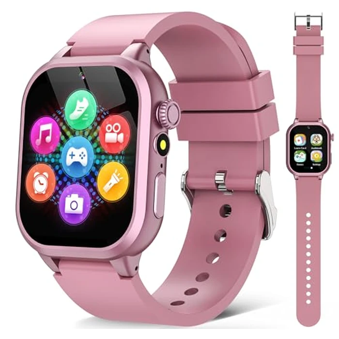 Semloo Kids Smart Watches for Girls Boys Toys Ages 4-12 with 30+ Games Video Recorder Music Alarm Clock Learning Card HD Touchscreen 4 5 6 7 8 Year Olds Birthday Gift by Semloo - Used - Like New condition - US$28.47