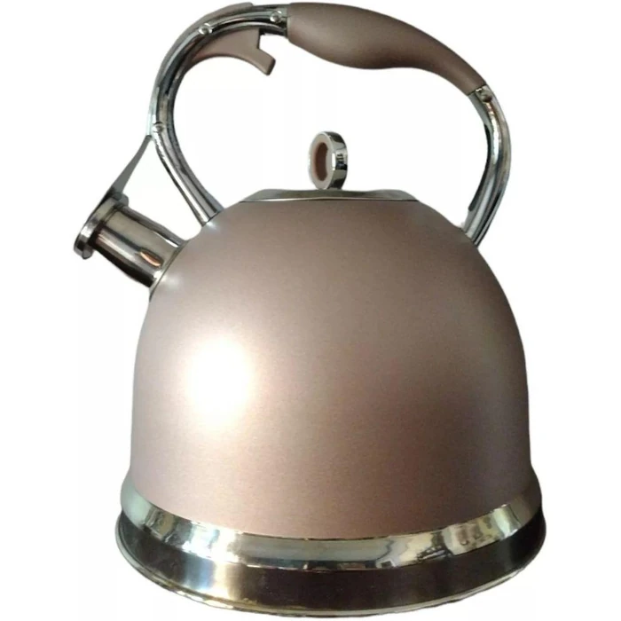 Sotya SUS304 Stainless Steel Whistling Kettle 3L - Bronze by Sotya - Refurbished - Excellent condition - US$35.57