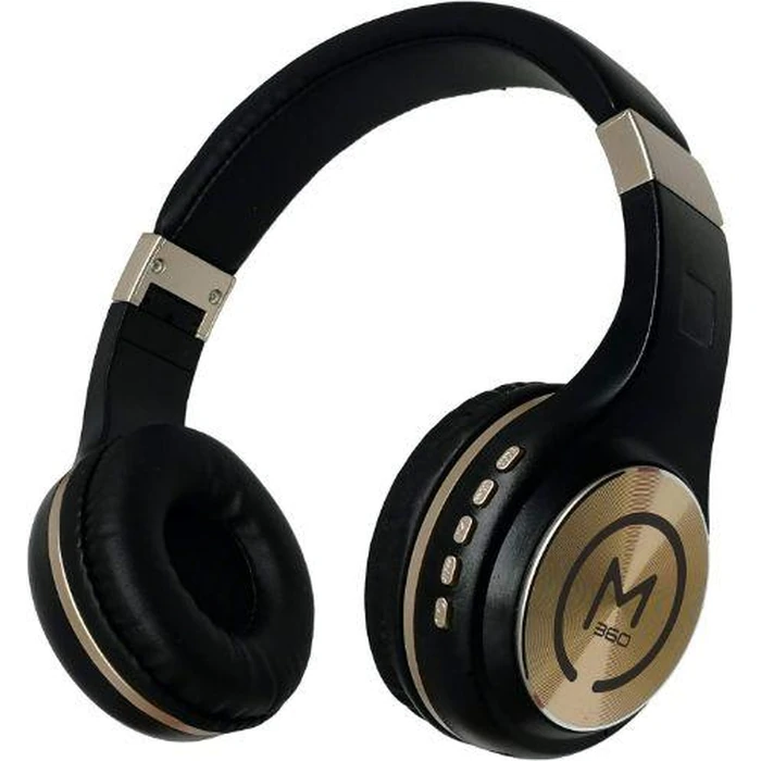 Morpheus 360 Serenity Wireless Over-Ear Headphones - Black/Gold by Morpheus 360 - Refurbished - Excellent condition