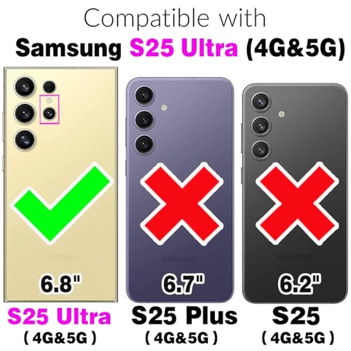 Asuwish Phone Case for Samsung Galaxy S25 Ultra 5G Wallet Cell Cover Compatible with Magsafe RFID Tempered Screen Protector Credit Card Holder Stand S25Ultra 25S S 25 25Ultra 6.9 2025 Women Men Green by Asuwish - Image 2