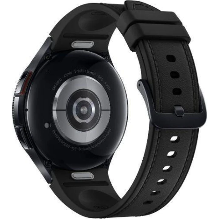 Samsung Galaxy Watch6 (Bluetooth) - 16GB - 47mm - Black Classic (Stainless Steel) Case with Black Fluoroelastomer Leather Band by Samsung - Image 5