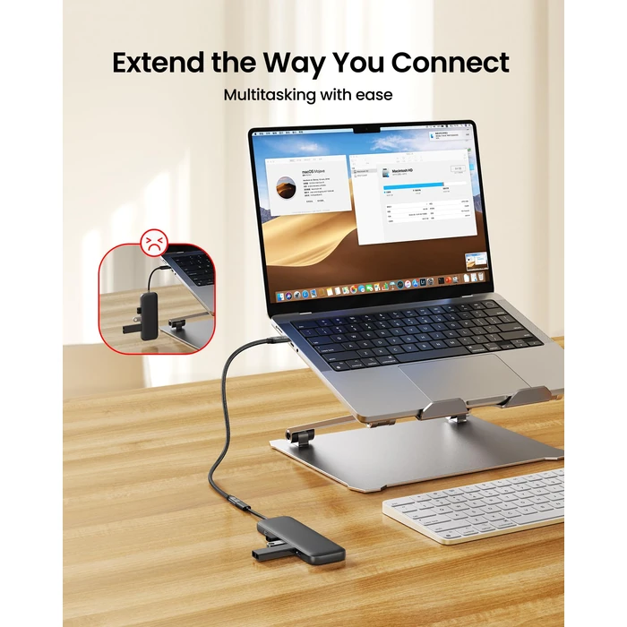 Silkland USB C Extension Cable, [20Gbps/240W/5K] USB C 3.2 Extender 3.3ft, 4K@60Hz Type C Video Extension Cord Male to Female Compatible with USBC Hub/PSVR2/iPhone 15/iPad Pro/Mag Safe Charger by Silkland - Image 2