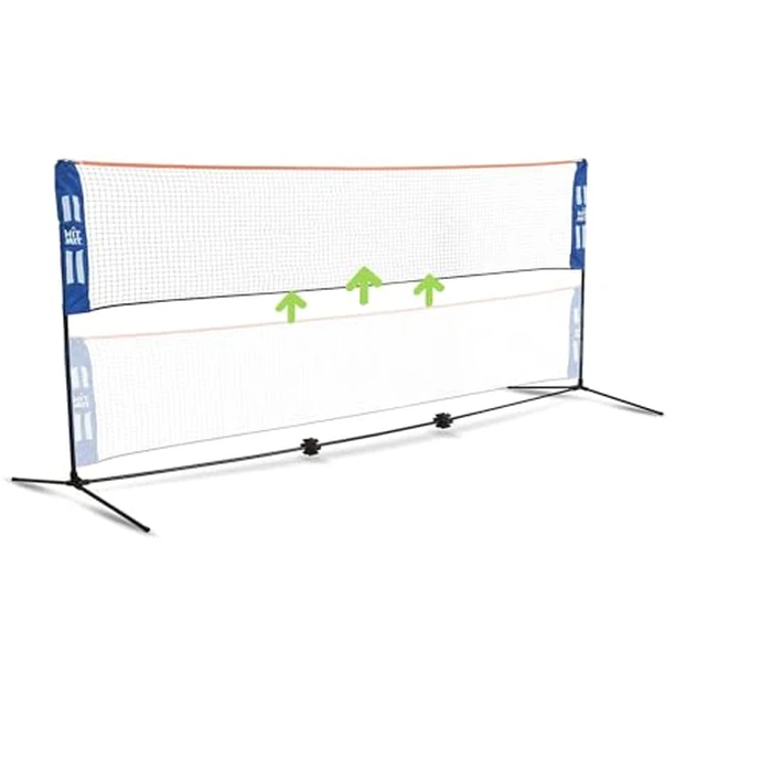 JOOLA HIT MIT Adjustable Height Portable Badminton Net Set - Competition Multi Sport Indoor or Outdoor Net for Playing Pickleball, Kids Volleyball, Soccer Tennis, Lawn Tennis - Easy and Fast Assembly by JOOLA - Used - Very Good condition