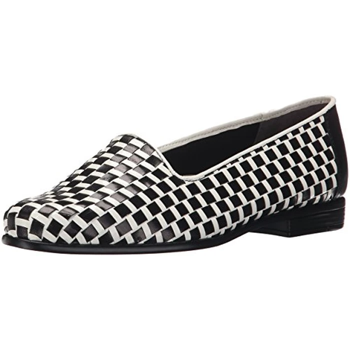 Trotters Women's Liz Shoe, Black/White, 8.0 S US by Trotters - Used - Like New condition