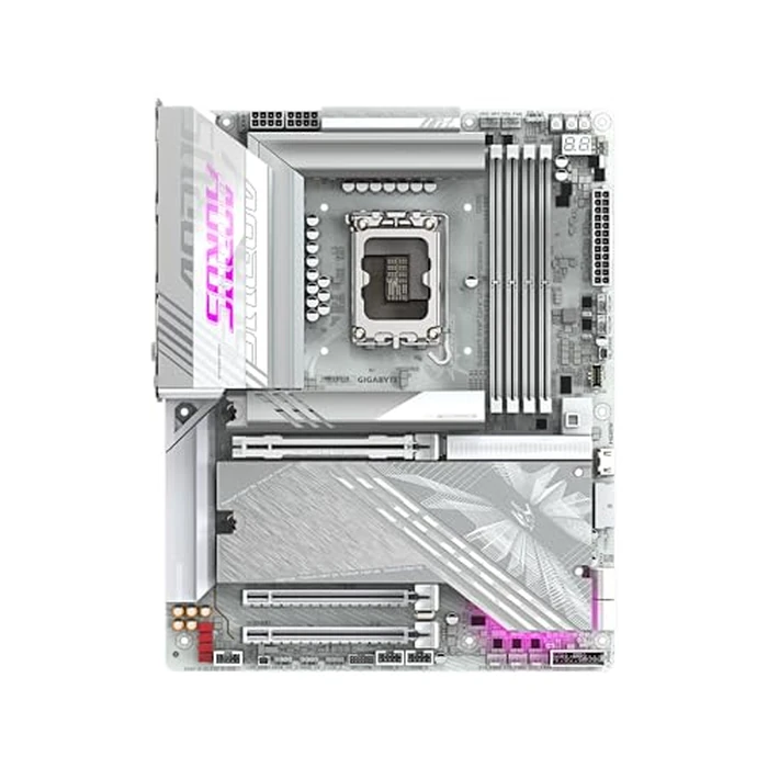 GIGABYTE Z890 AORUS Elite X ICE Intel Core Ultra (Series 2) LGA 1851 Motherboard, ATX, DDR5, 5X M.2, PCIe 5.0, Thunderbolt 4, WIFI7, 2.5GbE LAN, EZ-Latch by GIGABYTE - Image 2