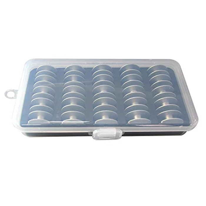 CKPSMS Brand -"M" Class Larger Aluminum BOBBINS Compatible with/Replacement for BERNINA Brand SIT Down Long-ARM Q16, Q20, Q24 Machines (BB-25B+25PCS) by ckpsms - Image 2