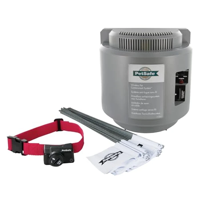 PetSafe Wireless Containment System, Secure 2,023 Square metre Boundary for an Unlimited Number of Dogs by PetSafe - Used - Acceptable condition - CA$201.21