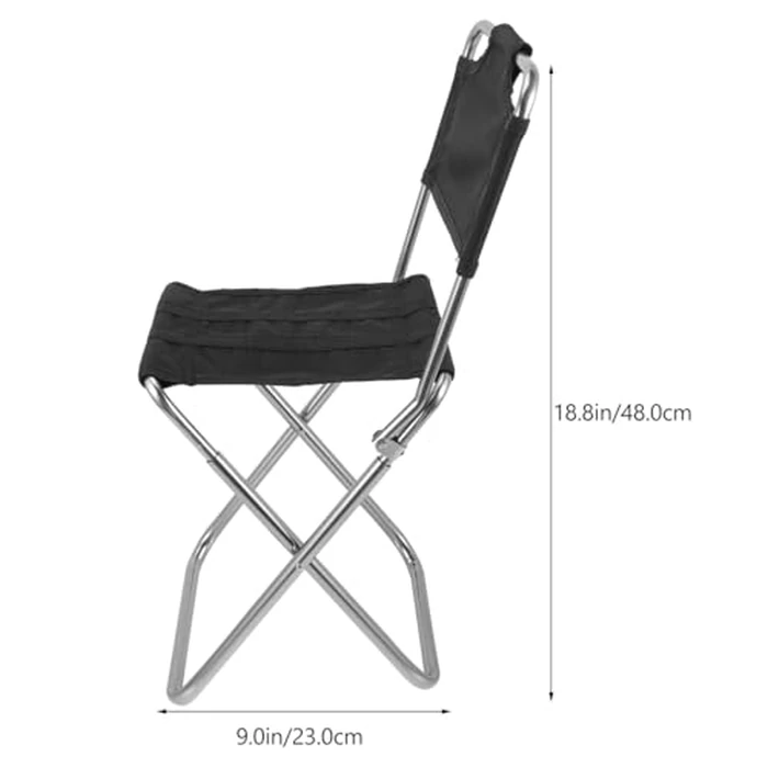 GALPADA Folding Chair for Camping Portable Fishing Stool Collapsible Beach Stool Comfortable Leisure Seat for Outdoor Activities by GALPADA - Image 4