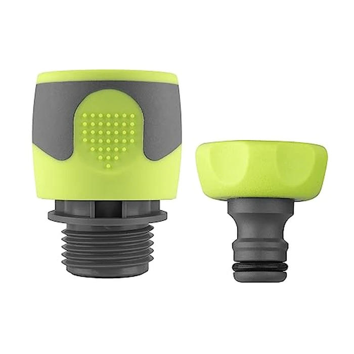 Flexzilla HFZGAK11 Garden Hose Quick-Connect Fittings, 2-Piece Coupler & Plug Kit, ZillaGreen by Flexzilla - Used - Like New condition - CA$13.06