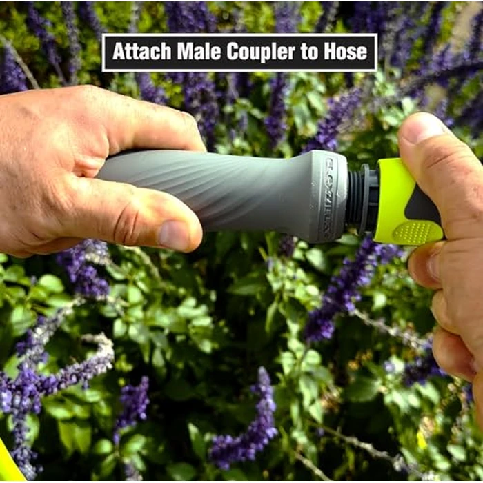 Flexzilla HFZGAK11 Garden Hose Quick-Connect Fittings, 2-Piece Coupler & Plug Kit, ZillaGreen by Flexzilla - Image 4