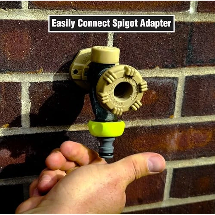 Flexzilla HFZGAK11 Garden Hose Quick-Connect Fittings, 2-Piece Coupler & Plug Kit, ZillaGreen by Flexzilla - Image 5