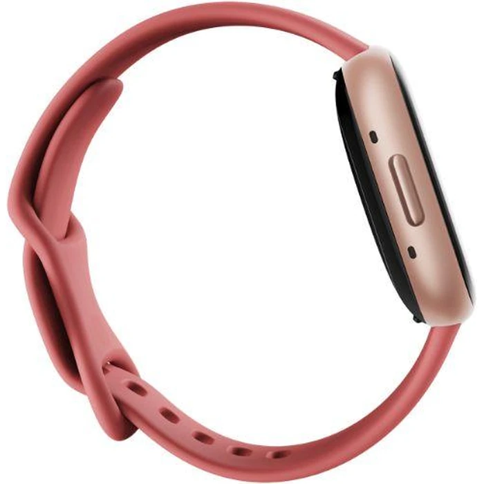 Fitbit Versa 4 Health and Fitness Smartwatch - 40mm - Copper Rose Aluminum Case with Pink Sand Elastomer Classic Band by Fitbit - Image 3