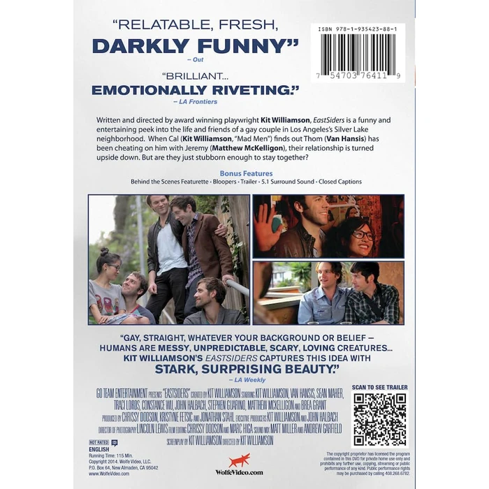 Eastsiders Season 1 by Wolfe Video - Image 2