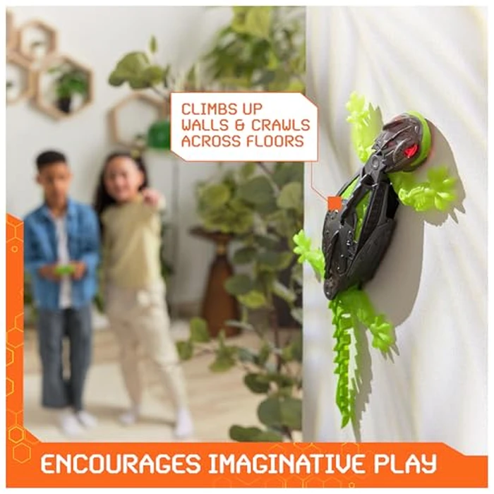 HEX BOTS Wall Crawler Gecko with Official Wall Climber Technology, Rechargeable Remote Control Robot Kids Toys, Prank Toys for Boys & Girls Ages 4 & Up by HEX BOTS - Image 2