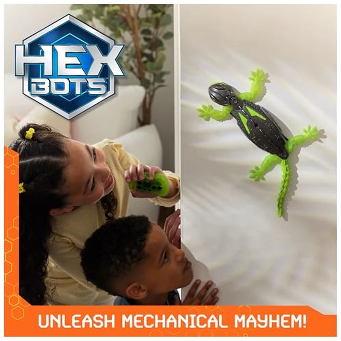 HEX BOTS Wall Crawler Gecko with Official Wall Climber Technology, Rechargeable Remote Control Robot Kids Toys, Prank Toys for Boys & Girls Ages 4 & Up by HEX BOTS - Image 6