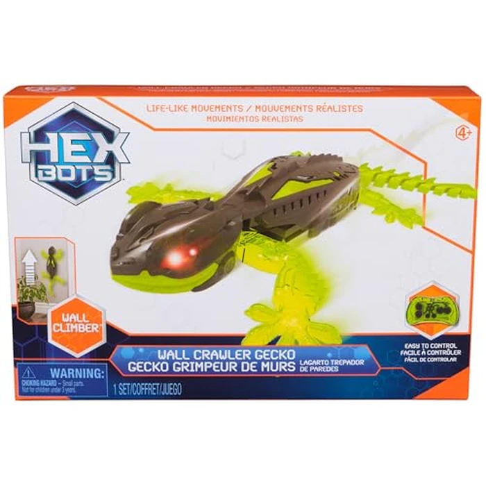 HEX BOTS Wall Crawler Gecko with Official Wall Climber Technology, Rechargeable Remote Control Robot Kids Toys, Prank Toys for Boys & Girls Ages 4 & Up by HEX BOTS - Image 7