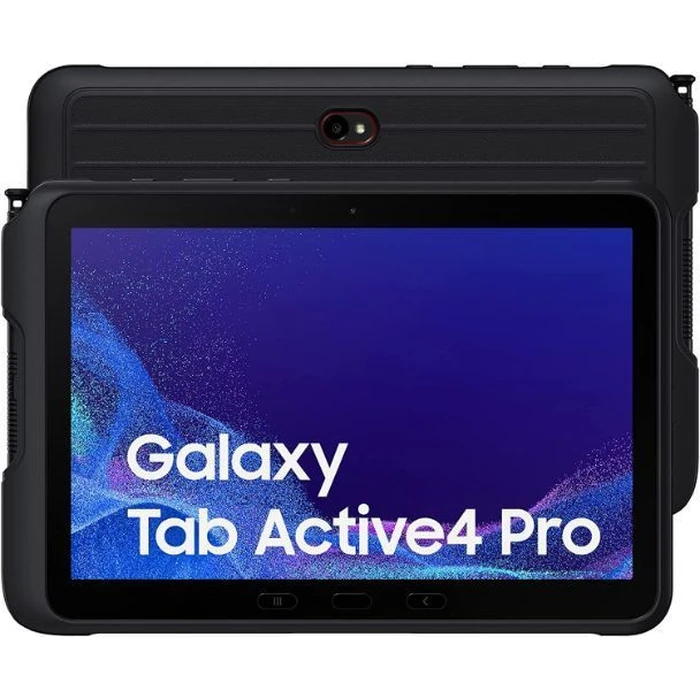 Galaxy Tab Active4 Pro (2022) 10.1-inch - 128GB - Cellular + WiFi - 2 Physical SIM - Black by Samsung - Refurbished - Premium condition