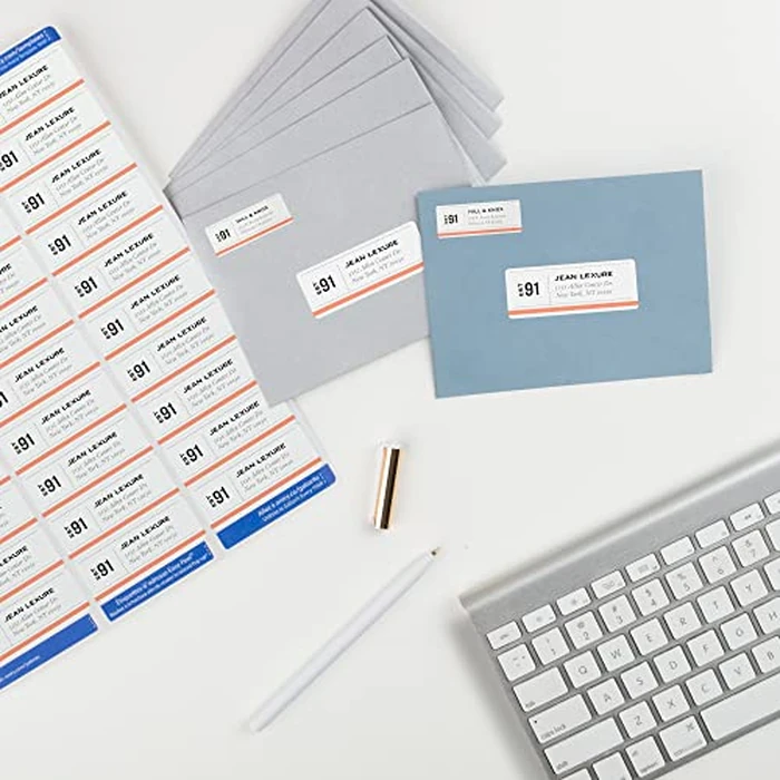 White Easy Peel Address Labels with Sure Feed, Laser, by Avery - Image 2