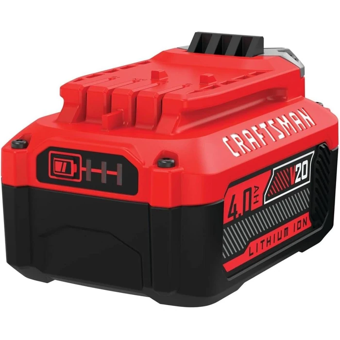 CRAFTSMAN CMCB204-CKR V20* 4ah Lithium Ion Battery and Charger Starter Kit - Red by CRAFTSMAN - Image 2