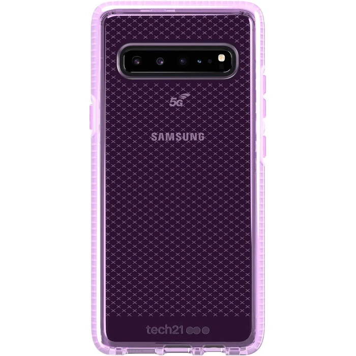 Tech21 Evo Check Series Phone Case for Galaxy S10 (5G) - Orchid Purple by Tech21 - Refurbished - Brand New condition