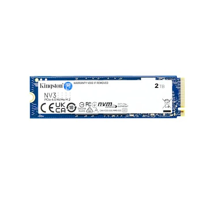 Kingston NV3 2TB M.2 2280 NVMe SSD | PCIe 4.0 Gen 4x4 | Up to 6000 MB/s | SNV3S/2000G by Kingston - Used - Like New condition