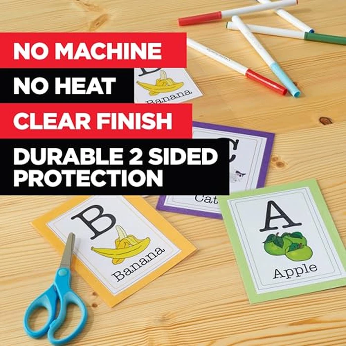 Scotch Self-Sealing Laminating Pouches, ID Protectors Includes Clips, 2.25 Inches x 3.5 Inches, 25 Pouches (LS852G) (Package may vary) by Scotch - Image 2