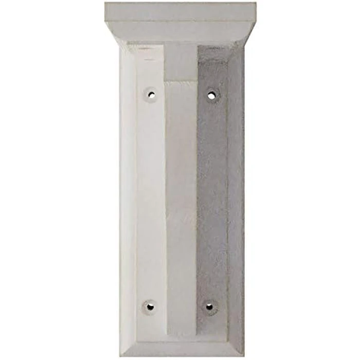 3"W x 5"D x 7"H Hamilton Traditional Wood Vintage Decor Bracket, Chalk Dust White by Ekena Millwork - Image 2