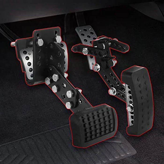 Gas and Brake Pedal Extenders, Car Pedal Extenders, Adjustable Non-Slip Extensions for Enhanced Comfort and Safety, for Short Drivers People Driving Cars, Go Kart by FUZHUI - Image 7