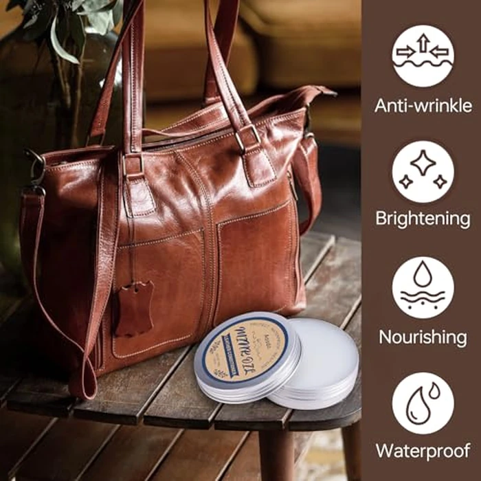 Aosdc Mink Oil Leather Conditioner and Cleaner 3.52 oz - Premium Waterproof Formula for Leather Cowboy Boots,Natural Waterproof Soften and Restore Shoes, Jackets, Hats, Baseball Gloves, Saddles by Aosdc - Image 5