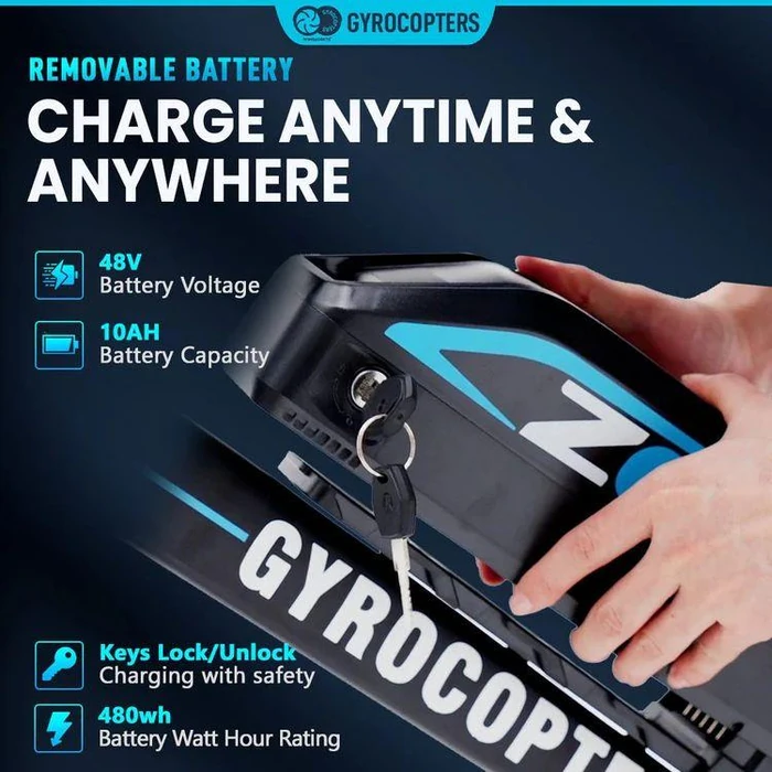 Gyrocopters Zeil Mountain E-Bike - Black by Gyrocopters - Image 5