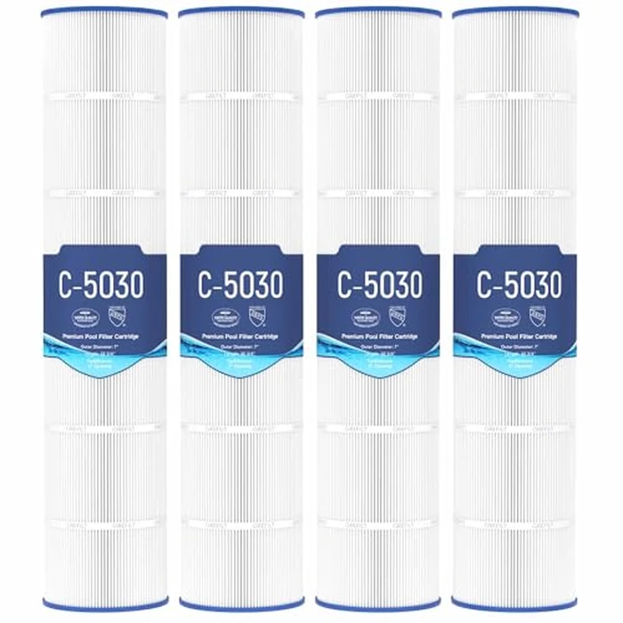 Grefilt C5030 Pool Filter Cartridges, Compatible with Hayward SwimClear C5030, C5020, C5025, Replaces Hayward CX1280XRE, Pleatco PA131-PAK4, Unicel C-7494, Filbur FC-1227, 524 sq. ft, 4-Pack by Grefilt - Used - Very Good condition - US$148.24