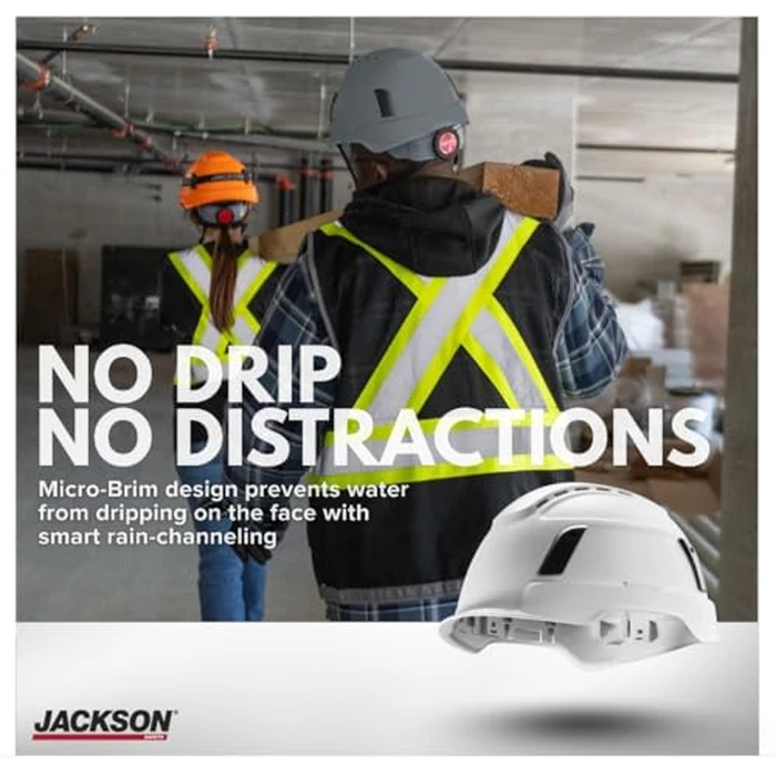 Jackson Safety XS2-500 Type 2 Hard Hat - Vented Construction Safety Helmet with Side Impact Protection - CSA Z94.1 & ANSI Z89.1 Type 2 Class C (Multiple Colors) by Jackson Safety - Image 5