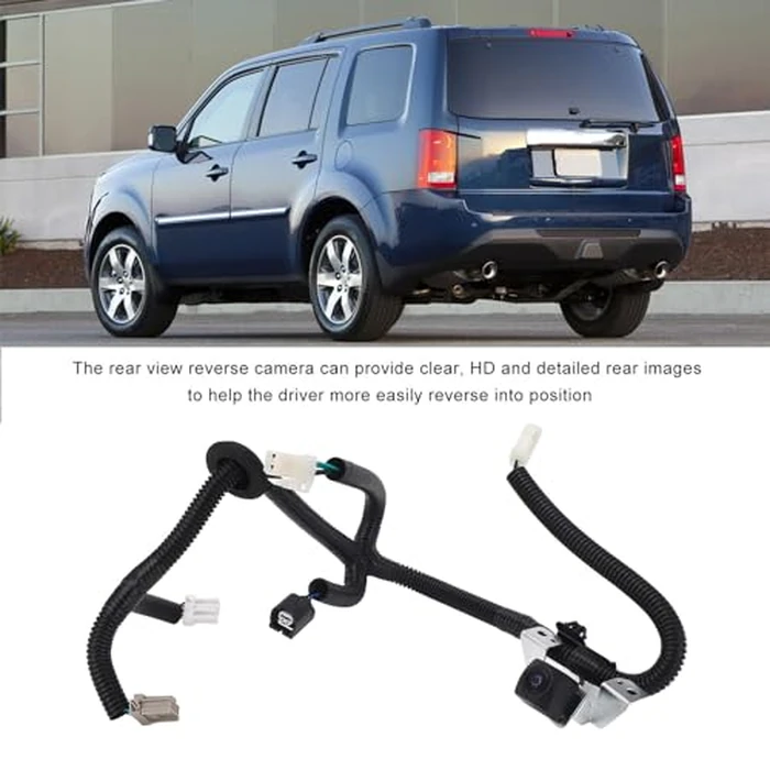 Clear Vision Rear View Backup Camera for Pilot 2012 to 2015 with OE Number 39530SZAA01, Made of Material, Easy to Install by Aramox - Image 3