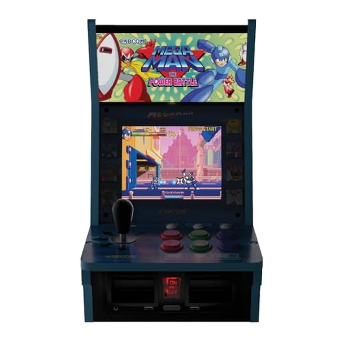 Evercade Alpha Mega Man Bartop Arcade - Pre-assembled unit with Competition-Grade Arcade Controls + 8” High-Resolution IPS Screen by Blaze Entertainment - Image 5