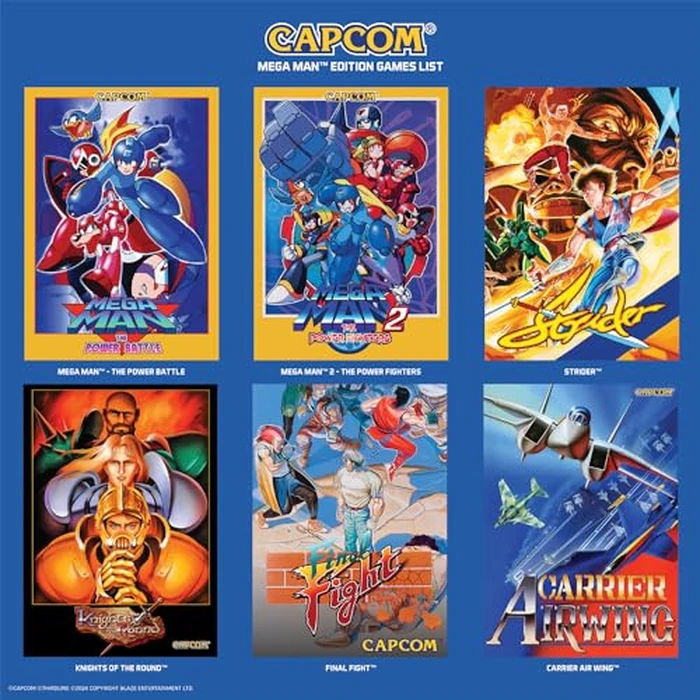 Evercade Alpha Mega Man Bartop Arcade - Pre-assembled unit with Competition-Grade Arcade Controls + 8” High-Resolution IPS Screen by Blaze Entertainment - Image 7