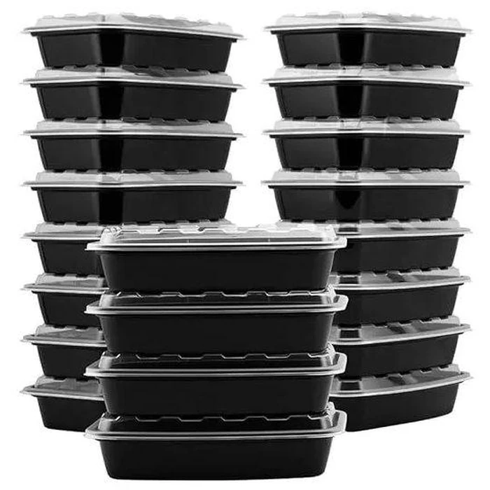 Snap Pak Food Storage Containers 50-Piece Set - Clear/Black by Snap - Refurbished - Brand New condition - US$30.98