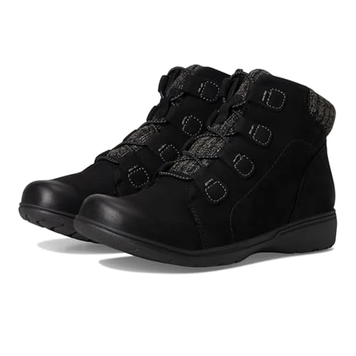 Clarks Collection Women's Carleigh Jade Ankle Boot, Black Nubuck, 8 N US by Clarks - Used - Like New condition - US$46.93